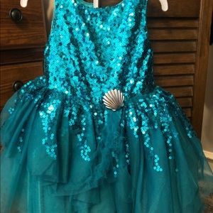 Disney store mermaid dress toddler